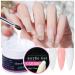 Joyeee Nail Extension Gel Kit 60ml Clear Poly Nail Gel Acrylic Nail Builder Strengthen Crystal Gel Set Hard Builder Gel for Nail Design Repair Gel Nail Starter Kit for Beginners and Nail Technician
