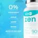 Zen Anti-Stress Complex Magnesium Bisglycinate Passionflower L-Tryptophan Taurine Vitamin B6 - Promotes Relaxation - 90 Vegetable Capsules - Made in France Hexagon - Buy Online on GoSupps.com