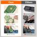 Lifewit Weekly Pill Organizer - 2x Daily Portable Travel 7-Day Lightproof Pill Box for Medicines Vitamins & Fish Oils - Green - Buy Online on GoSupps.com