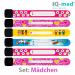 Emergency Bracelet for Children by iQ-med | Waterproof Writeable & Reusable | Set of 6 for Girls - Ideal for Safety & Fun - Buy Online on GoSupps.com
