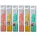 Samjung Wangta Soft Toothbrush 6 Pack (Pastel White) Best Manual Toothbrush for Maximum Efficient Cleaning and Sensitive Gums and Teeth