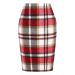 Women's knee -length long beach rock winter Boho Light Pants skirt winter plate skirt winter skirt mini petticoat extension shirt flowing rock red s