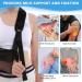 Mesh Arm Sling Shoulder Immobilizer Arm Sling for Shoulder Injury Adjustable Breathable Medical Shoulder Sling Arm Immobilizer Left and Right Arm for Men and Women - Buy Online on GoSupps.com