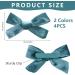 Bekecidi 4 Piece Velvet Bow Hair Clips Bowknot Hairpin In Pairs Bow Hair Barrettes Hair Styling Decoration Accessories for Girls and Women (Blue+Pink) - Buy Online on GoSupps.com