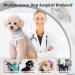 Lyneun Soft Dog Recovery Suit - Breathable Post-Op Body for Male Dogs | Anti-Lick Wound Protection & Allergy Relief - Size S (Gray) - Buy Online on GoSupps.com