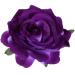 Rose hair clip artificial rose hairpin rose brooch floral clips women rose hair accessories wedding hair clip flamenco dancer for women girls purple