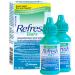 REFRESH TEARS Ophthalmic Solution Lubricant Eye Drops For Dry Eye Relief Compatible With Lenses 2 X 15ml 2 x 15 ml