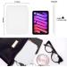 Canyfne 80 LED Lighted Travel Makeup Mirror | Touch Screen, 3 Colors Dimmable | USB Rechargeable, Compact & Portable Vanity Mirror - White - Buy Online on GoSupps.com