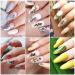 BORN PRETTY Flower & Leaves Theme Nail Art Stamping Plates - Set of 4 | Manicure DIY Printing Tools - Buy Online on GoSupps.com
