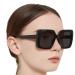 OCCI CHIARI Oversized Reader Sunglasses Women 2.0 Black Reading Sunglasses 1.0 1.25 1.5 1.75 2.0 2.25 2.5 2.75 3.0 3.5 (Black 2.00) S-black 2.0 x