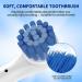 Oral B Electric Toothbrush Soft Bristle Replacement Heads - Gentle & Sensitive Gums - 8 Count with Hygienic Covers - Compatible with Oral B - Sensitive Clean (1 Pack) - Buy Online on GoSupps.com