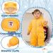 Milkiwai Baby Snowsuit Romper | Hooded Winter Jumpsuit | Boys Girls Infant Snow Wear | Yellow 66 - Buy Online on GoSupps.com
