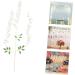 Zerodeko 60 Pcs Simulated Violet Faux Hanging Flower House Plants Artificial Outdoor Flowers Artificial Wisteria Rattan Decor Hanging Wall Flower Pendant Plastic Indoor Accessories White - Buy Online on GoSupps.com