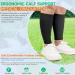 Buy MGANG Plus Size 5XL Calf Compression Sleeves - 20-30mmHg Compression Socks for Pain Relief Swelling & Varicose Veins (2 Pairs) - Unisex Ideal for Travel & Maternity - Black - Buy Online on GoSupps.com