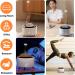 Flames Aroma Diffuser & Bluetooth Speaker | 350ml Humidifier with 2 Spray Patterns 7 LED Colors & Natural Sounds | Perfect for Bedroom & Kids - Buy Online on GoSupps.com