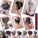 XXL Hair Part Extensions Bun Tie - Smooth Updos | 45g Gray to Bleach Blonde Hair Extensions for Women - Buy Online on GoSupps.com