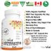 PlantVital Organic Ashwagandha Supplement with Black Pepper - 1300mg (two caps) Ashwagandha Capsules for Stress Relief Energy Increase Sleep Aid & Memory Support - 360 Vegan Ashwagandha Supplements 3 Bottles (6 Months Supply) - Buy Online on GoSupps.com
