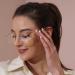 DAUCO Unisex Blue Light Filter Glasses - Retro Sixties Round Metal Computer Glasses for Men & Women | Stylish Eye Protection - Buy Online on GoSupps.com