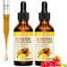 (2 Pack) Berberine Supplement 1500mg Organic Berberine Liquid Drops with Ceylon Cinnamon Bitter Melon - Supports Immune and Metabolism Vegan Pineapple Flavor-2 FL Oz 2 Fl Oz (Pack of 2)