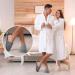 Coume Pairs Spa Slippers - Bulk Coral Fleece Non Slip Closed Toe Hotel Slippers for Guests - Unisex Indoor Disposable Slippers - Ideal for Home, Bedroom, Travel - 2 Colors - Buy Online on GoSupps.com