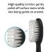 TAO Clean Umma Diamond Sonic Toothbrush Replacement Heads (3-Pack) - Black - Buy Online on GoSupps.com