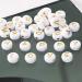 500 Pcs Acrylic Alphabet Letter Beads for Name Bracelets - Gold on White | Jewelry Making Supplies - Buy Online on GoSupps.com