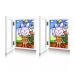 Sank Kids Art Frames Projects Front Opening and Changeable Picture Display for DIN. A4 Art-Work Storage Frames Crafts Drawing Hanging Art 8.3x11.8 (White 2 Packs)