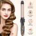 2 in 1 Curling Iron & Straightener - Ceramic Ionic Hair Curler with Adjustable Temperature - Travel Mat Included - Buy Online on GoSupps.com