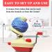 Hand-Operated Yarn Ball Winder | Easy Set-Up & Use Yarn Spinner for Crocheting | 4-Ounce Capacity | Knitting Kit Included - Buy Online on GoSupps.com
