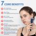Texet 6-in-1 Microcurrent Facial Device - Skin Tightening Firming & Lifting Face Massager | Blue01 - Buy Online on GoSupps.com