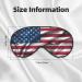 American Flag Eye Mask | Soft Adjustable Sleep Mask for Men & Women | Comfortable Nighttime Eye Covers - Buy Online on GoSupps.com
