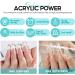 Set 2 Pcs Polymer Powder Clear with White Color for Nail Extension Prolong Nails 8g Acrylic Powder Clear&White - Buy Online on GoSupps.com
