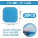 Actsime 5 Replacement Gel Pads (20 Pieces) - Compatible with Beurer EM 59 Heat Devices & TENS - Menstrual Relax Relief - 45x45 mm - Buy Online on GoSupps.com