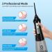GTGURAD Cordless Water Dental Flosser - 3 Modes, Portable & Rechargeable - IPX7 Waterproof Teeth Cleaning - 300ML Tank - Black - Buy Online on GoSupps.com