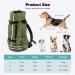 Galat e Dog Backpack - Adjustable Pet Carrier for All Sizes | Perfect for Travel Hiking & Camping (M Dark Green) - Buy Online on GoSupps.com