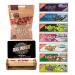 Juicy Jays Rolling Papers Bundle - Super Fine Rolling Papers. Raw Rolling Machine 7 Packs of 1 1/4 Juicy Jays Super Fine Flavoured Rolling Papers Raw Slim Filters Premium Rolling Ace Scoop Card