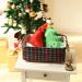 Christmas Buffalo Plaid Storage Basket - Farmhouse Decor Organizer for Kids Gifts - Collapsible Empty Bin for Nursery Room - Green Plaid Design - Buy Online on GoSupps.com