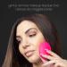 Envie Rechargeable Facial Cleansing Brush & Massager - Pulsing Silicone Exfoliator Blackhead & Makeup Remover (Pink) | International Shipping Available - Buy Online on GoSupps.com