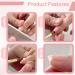 Clear Nail Gel - Soft and Smooth Textured Nail Adhesive Gel Translucent Natural Glue Easy Application and Long-Lasting Strength for Women at Home - Buy Online on GoSupps.com