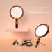 Beautifive Hand Mirror - Adjustable Handle, 1x/8x Magnification, Double Sided Makeup Mirror - Amber Color - Buy Online on GoSupps.com