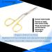 OdontoMed2011 Perfectweeze Slant Tip Tweezer - Gold Plated Handle with Scissor Grip for Easy Eyebrow Grooming - Buy Online on GoSupps.com