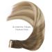 Buy If-Alife 20pcs 50g 18 Inch Ombr Walnut Brown to Ash Brown & Blonde Remy Invisible Tape Extensions | Silky Straight Real Hair Extensions - Buy Online on GoSupps.com