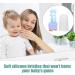 NOLITOY Silicone Baby Toothbrush Training Set - Teething Infant Oral Care for Toddlers - Blue - Buy Online on GoSupps.com