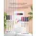 8Pcs Matte Colored Liquid Eyeliner Pen- Pink Purple Blue Green Black White Brown Longlasting Waterproof Rainbow Colorful Neon Eye liner Pencil Set Halloween Cosplay Party Makeup Gift for Women Girl 8 Pcs - Buy Online on GoSupps.com