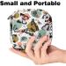 MUOOUM Abstract Butterfly Pattern Sanitary Napkin Storage Bag | Portable Menstrual Cup Pouch for Women & Teens | Nursing Pad Holder | Multi-colored - Buy Online on GoSupps.com