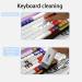 7-in-1 Electronic Cleaner Kit - Keyboard & Laptop Cleaning Kit with Brush | For Airpods, Phone, Computer & Screen | Includes Flannel Cloth | Blue - Buy Online on GoSupps.com