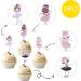 Xsstarmi 24 Pack Ballerina Cupcake Toppers Assembled Colorful Ballet Dancer Baby Girl Cupcake Picks Dancing tutu Cake Decorations for Baby Shower Theme Ballet Girl Birthday Party Supplies - Buy Online on GoSupps.com