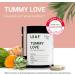 Leaf Tummy Love Capsules - Vegan Nutritional Supplement with Turmeric Cinnamon Ginger & Artichoke | 45 Days Supply | Sustainable Packaging | Made in Germany - Buy Online on GoSupps.com