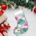 Ffexs Strawberry Velvet Christmas Socks | Festive New Year Socks - One Size with Palm Leaf Design - Buy Online on GoSupps.com