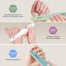 CGBE 12-Piece Professional Nail File Set Double-Sided Washable for Gel Acrylic & Natural Nails | 100/150/220/240/1000/4000 Grits | Ideal for Manicure - Buy Online on GoSupps.com